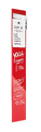 Magnetoplan Design Tablica szklana 10x60cm czerwon-115995