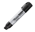 Sharpie Magnum Marker Metal ścięty Czarny-120699