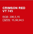 Prismacolor Verithin kredka VT745 Crimson Red/eras-120967