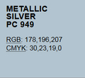 Prismacolor Premier kredka PC0949 Metallic Silver-135123