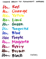 Sharpie Brush Marker permanentny Czerwony-124139