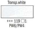 Talens Rembrandt farba olejna 15ml 119 Trans White-112223