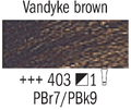 Talens Van Gogh farba olejna 200ml 403 V Dyk Brown-111949