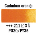 Talens Rembrandt farba Water Half Pan 211 c orange-112256