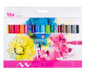 Talens Ecoline Brush Pen Markery 15kol karton-141485