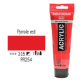 Talens Amsterdam Acryl Farba 315 Pyrrole Red 120ml-68909