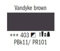 Talens Amsterdam Acryl Farba 403 Vandyke Brow120ml-68963