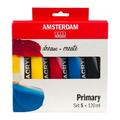 Zestaw Amsterdam Acrylic 5x120ml Primary-141128
