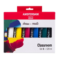 Zestaw farb akrylowych - Amsterdam - 6 x 120 ml-141130