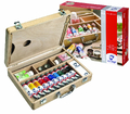 Talens Van Gogh Basic Farby akrylowe Box drewno-67623
