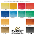 Rembrandt Water Colour set metal 12x10 mono -137289