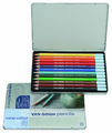 Talens Van Gogh Water Kredki akwarelowe 12kol met -71090