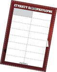 Etykiety samoprzylepne białe 105x37/16szt (100)