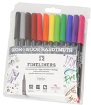 Koh-I-Noor cienkopisy zestaw 12 kol