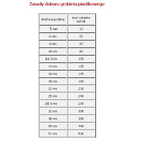 Grzbiety plastikowe 12,5 mm czarny 100 szt