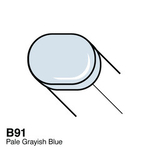 COPIC Sketch Marker B91 Pale Grayish Blue 