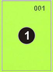 Etykiety Kolor 04 Żółty Fluo Standard (100)