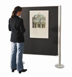 Tablica prezentacyjna dual filcowa szara 1 element