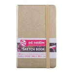 Szkicownik Talens Art Creation White Gold 9x14 cm, papier ecru 140 g, 80 kartek