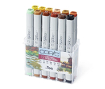 COPIC Classic Kolory Jesieni Markery zest 12 szt