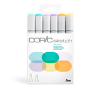 Zestaw Pale Pastels 6 szt. COPIC Sketch
