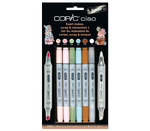 COPIC Ciao Markery Zestaw 5+1 Scrap & Stempelset 1