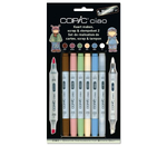 COPIC Ciao Markery Zestaw 5+1 Scrap & Stempelset 2