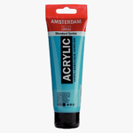 Talens Amsterdam Acryl Farba 120ml 522 Turquo Blue