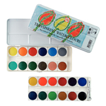 Talens Transparent Farby akwarelowe 24+1kol
