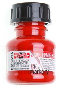 Koh-I-Noor Tusz Kreślarski Czerwony 20g