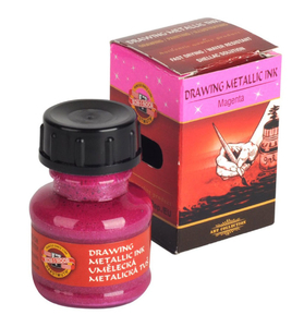 Koh-I-Noor Art Tusz Kreślarski 2316 Magenta Metal 