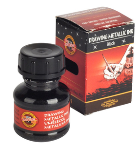 Koh-I-Noor Art Tusz Kreślarski 2710 Czarny Metal