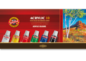 Koh-I-Noor Farby akrylowe Acrylic 16ml 10kol 