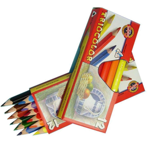 Koh-I-Noor Triocolor Kredki 10,5mm 12 kol karton