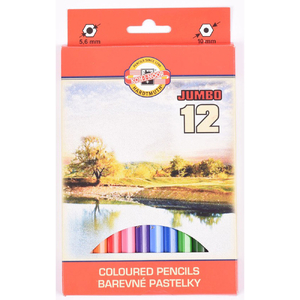 Koh-I-Noor kredki omega jumbo 3382 12 kolorów