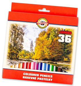 Koh-I-Noor jumbo kredki omega 10mm 36 kol