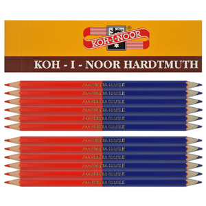 Kredka Niebieski/Czerwony 9mm Gruba