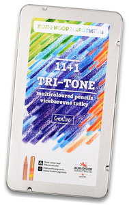 Koh-I-Noor kredki tri-tone trójkolorow 11 kol 3442