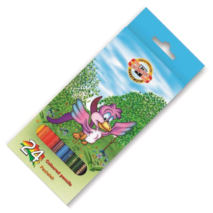 Koh-I-Noor Kredki szkolne Ptaki 3554 24 kol