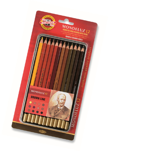 Koh-I-Noor Polycolor Kredki Odcie Brąz 12kol Bl 