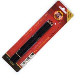 Koh-I-Noor Gioconda Extra CharcoalWęgiel 3szt blis