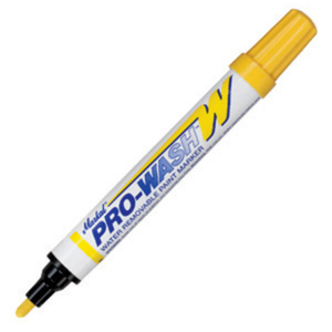 Markal Pro-Wash W marker zmywalny woda żółty