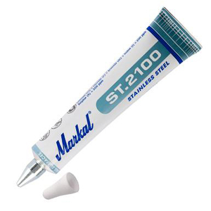 Markal ST2100 6mm marker stal nierdzewna biały