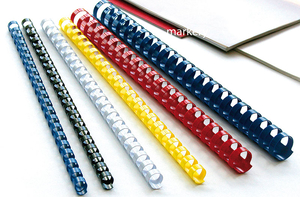 Grzbiety plastikowe 10 mm niebieski 100 szt