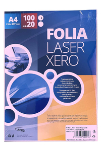 Folia do rzutnika Laser Xero 100mic A4 100a 