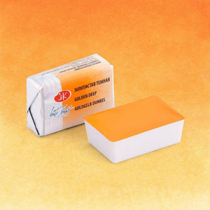 Farba akwarelowa w kostce Białe Noce golden deep 2