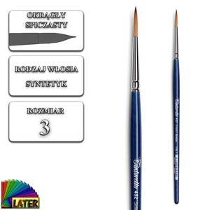 Pędzel syntetyczny liner Tintoretto 452\3