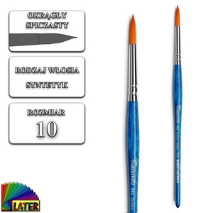 Pędzel syntetyczny okrągły Tintoretto 943\10