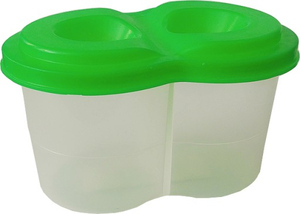 Pojemnik Kubek na wodę niekapek podwójny do farbek