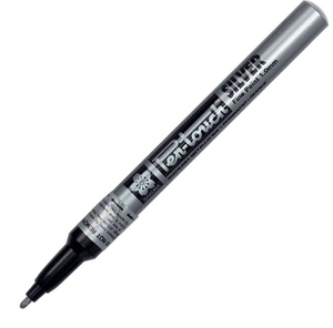 Sakura Pen-Touch Fine Marker 1,0mm Silver 